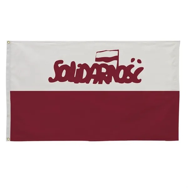 3' x 5' international flag with snow-white header and brass grommets.... from ASI 87188 Showdown Displays