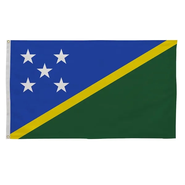 3' x 5' international flag with snow-white header and brass grommets.... from ASI 87188 Showdown Displays