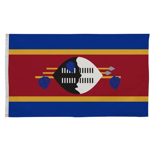 3' x 5' international flag with snow-white header and brass grommets.... from ASI 87188 Showdown Displays