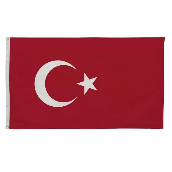 3' x 5' international flag with snow-white header and brass grommets.... from ASI 87188 Showdown Displays