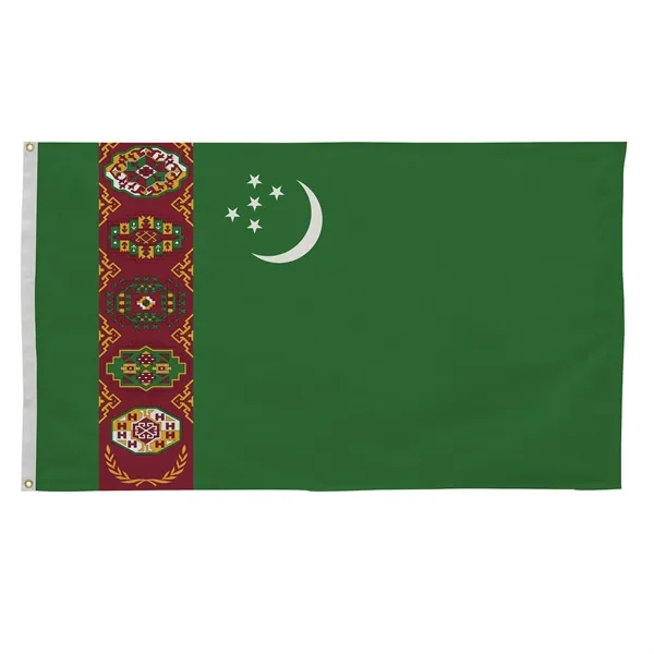 3' x 5' international flag with snow-white header and brass grommets.... from ASI 87188 Showdown Displays