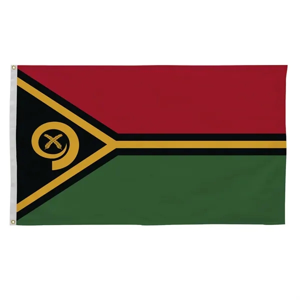 3' x 5' international flag with snow-white header and brass grommets.... from ASI 87188 Showdown Displays