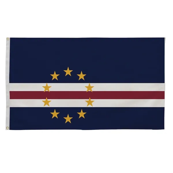 3' x 5' international flag with snow-white header and brass grommets.... from ASI 87188 Showdown Displays