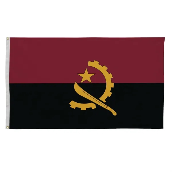 3' x 5' international flag with snow-white header and brass grommets.... from ASI 87188 Showdown Displays