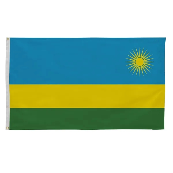 3' x 5' international flag with snow-white header and brass grommets.... from ASI 87188 Showdown Displays