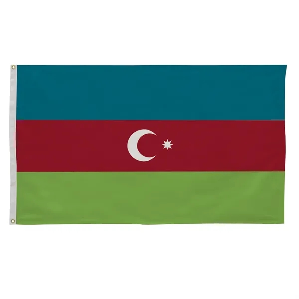 3' x 5' international flag with snow-white header and brass grommets.... from ASI 87188 Showdown Displays