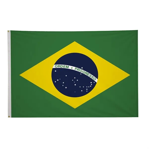 4' x 6' international flag with snow-white header and brass grommets.... from ASI 87188 Showdown Displays