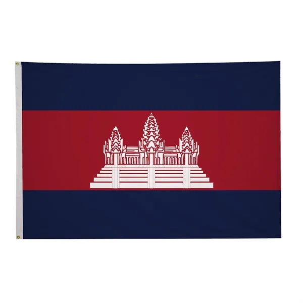 4' x 6' international flag with snow-white header and brass grommets.... from ASI 87188 Showdown Displays