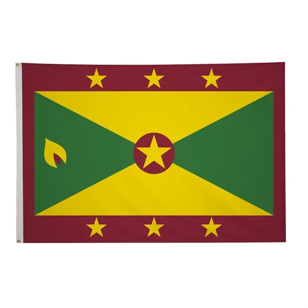 4' x 6' international flag with snow-white header and brass grommets.... from ASI 87188 Showdown Displays