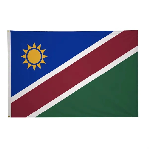 4' x 6' international flag with snow-white header and brass grommets.... from ASI 87188 Showdown Displays