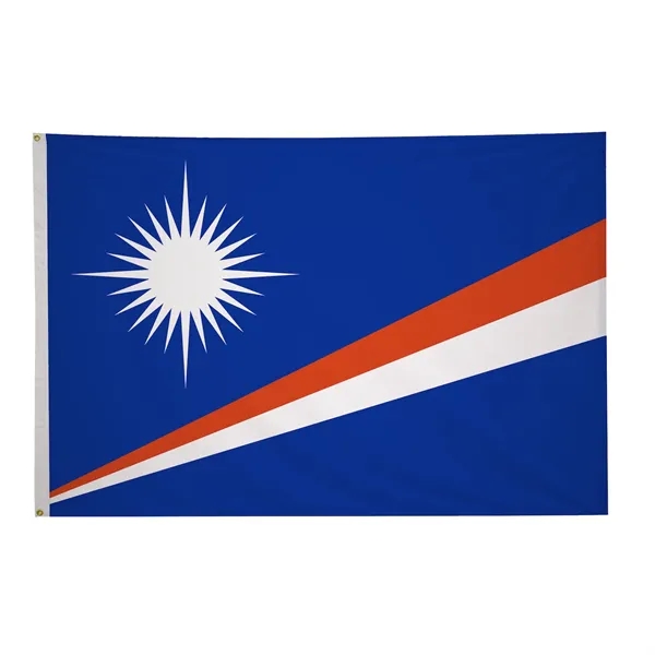 4' x 6' international flag with snow-white header and brass grommets.... from ASI 87188 Showdown Displays