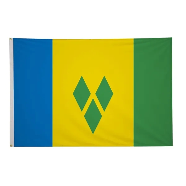 4' x 6' international flag with snow-white header and brass grommets.... from ASI 87188 Showdown Displays