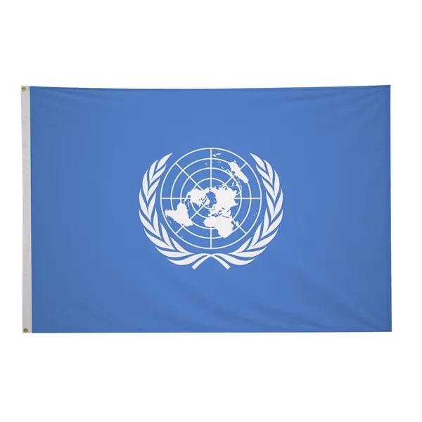 4' x 6' international flag with snow-white header and brass grommets.... from ASI 87188 Showdown Displays