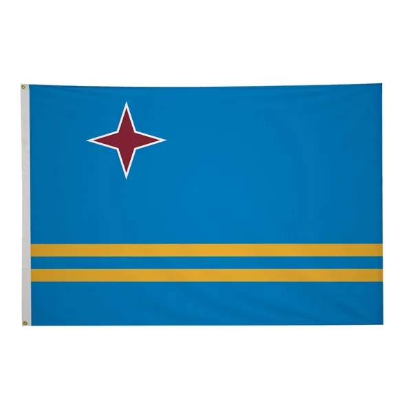 4' x 6' international flag with snow-white header and brass grommets.... from ASI 87188 Showdown Displays