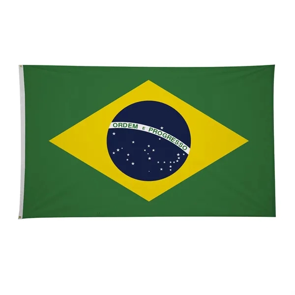 6' x 10' international flag with snow-white header and brass grommets.... from ASI 87188 Showdown Displays