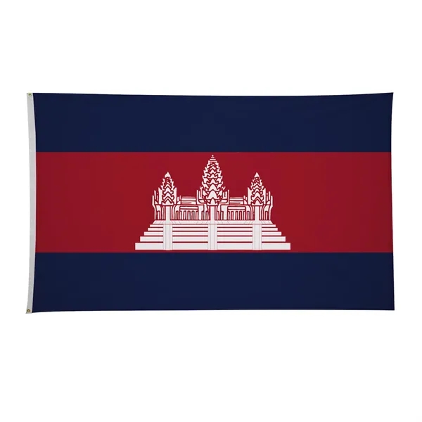 6' x 10' international flag with snow-white header and brass grommets.... from ASI 87188 Showdown Displays