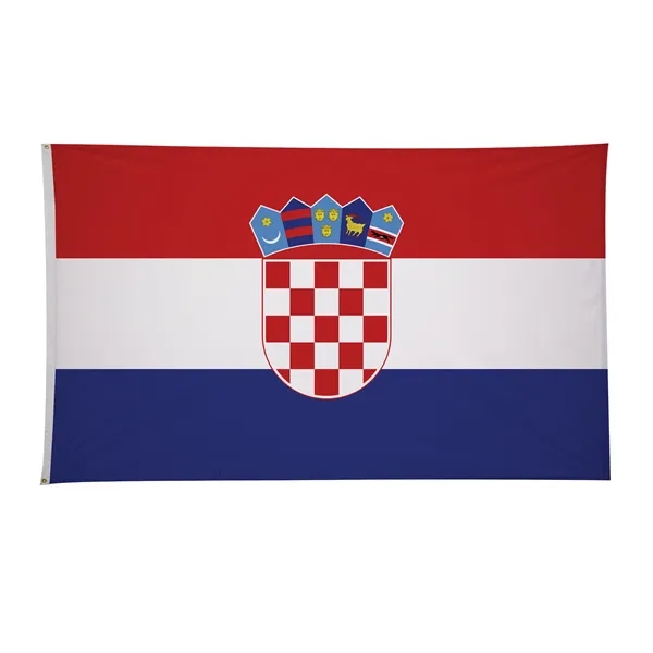 6' x 10' international flag with snow-white header and brass grommets.... from ASI 87188 Showdown Displays