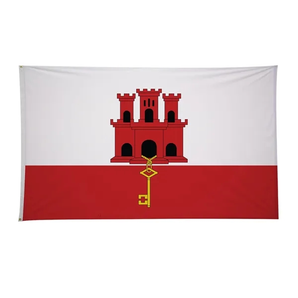 6' x 10' international flag with snow-white header and brass grommets.... from ASI 87188 Showdown Displays