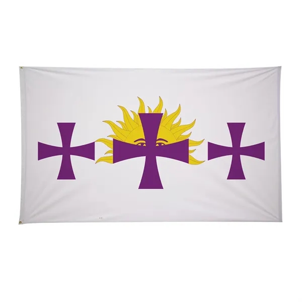 6' x 10' international flag with snow-white header and brass grommets.... from ASI 87188 Showdown Displays