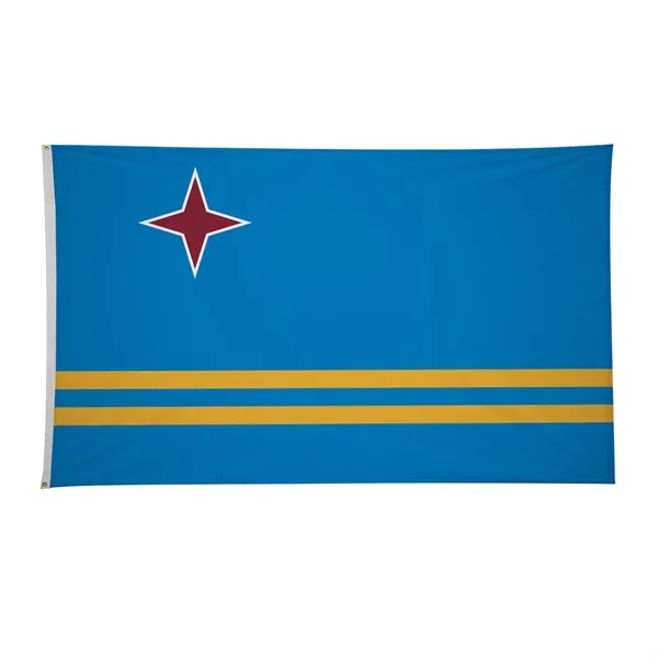 6' x 10' international flag with snow-white header and brass grommets.... from ASI 87188 Showdown Displays