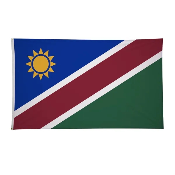 6' x 10' international flag with snow-white header and brass grommets.... from ASI 87188 Showdown Displays