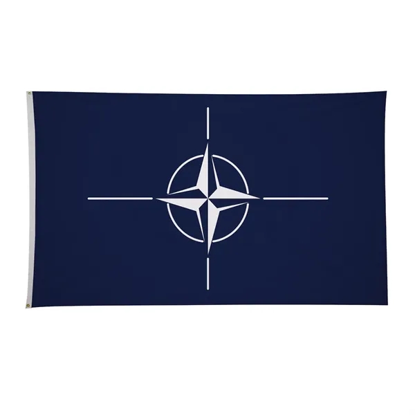 6' x 10' international flag with snow-white header and brass grommets.... from ASI 87188 Showdown Displays