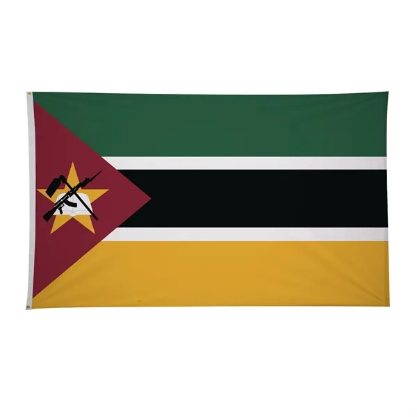 6' x 10' international flag with snow-white header and brass grommets.... from ASI 87188 Showdown Displays