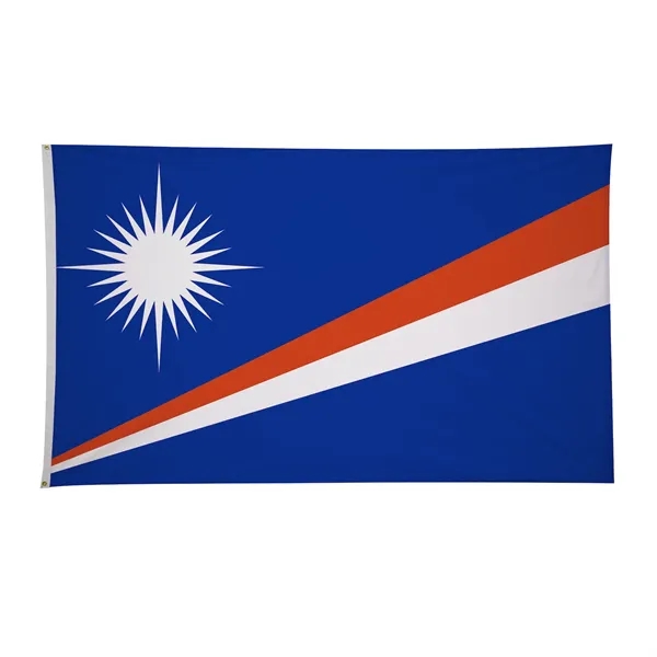 6' x 10' international flag with snow-white header and brass grommets.... from ASI 87188 Showdown Displays