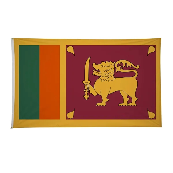 6' x 10' international flag with snow-white header and brass grommets.... from ASI 87188 Showdown Displays