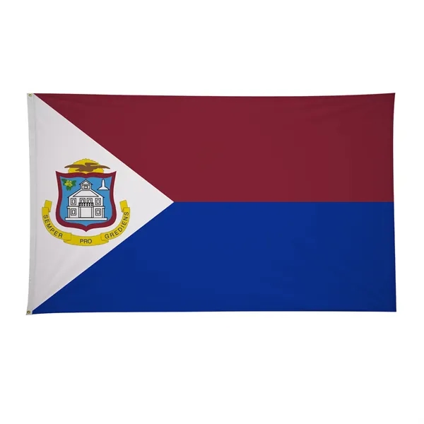 6' x 10' international flag with snow-white header and brass grommets.... from ASI 87188 Showdown Displays