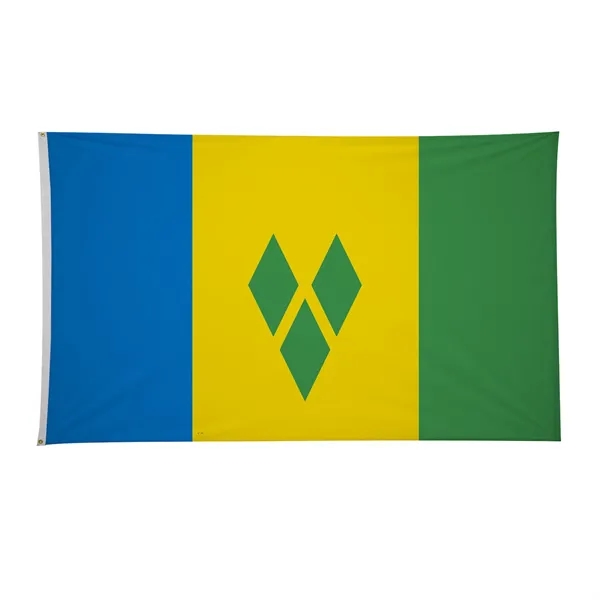 6' x 10' international flag with snow-white header and brass grommets.... from ASI 87188 Showdown Displays