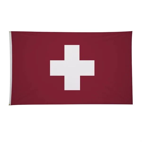 6' x 10' international flag with snow-white header and brass grommets.... from ASI 87188 Showdown Displays