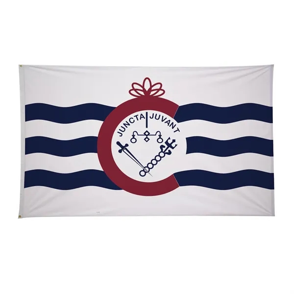 6' x 10' city flags made of nylon.... from ASI 87188 Showdown Displays