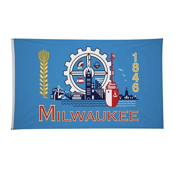 6' x 10' city flags made of nylon.... from ASI 87188 Showdown Displays