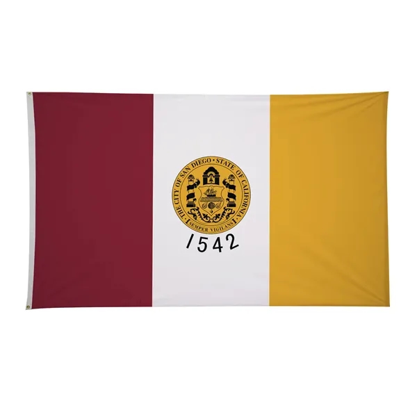 6' x 10' city flags made of nylon.... from ASI 87188 Showdown Displays