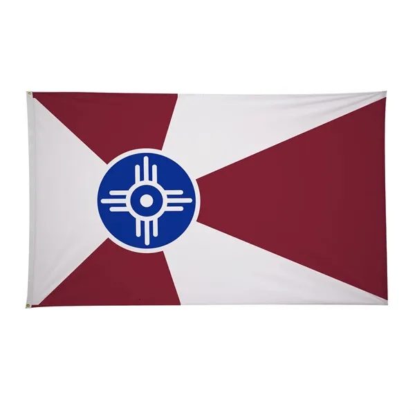 6' x 10' city flags made of nylon.... from ASI 87188 Showdown Displays