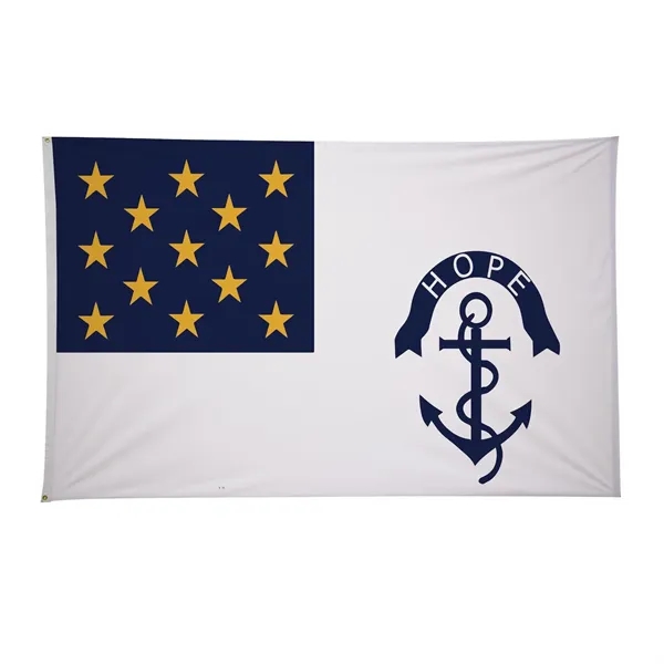 5' x 8' historical flag made of nylon.... from ASI 87188 Showdown Displays