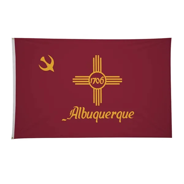 5' x 8' city flags made of nylon.... from ASI 87188 Showdown Displays