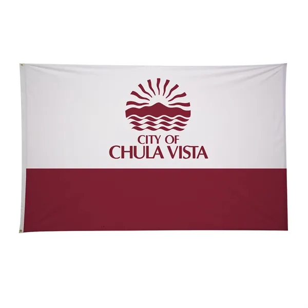 5' x 8' city flags made of nylon.... from ASI 87188 Showdown Displays