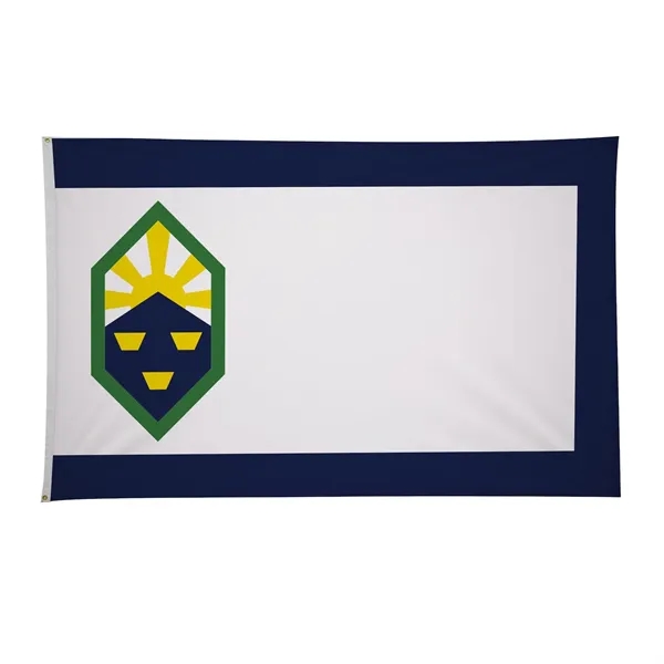 5' x 8' city flags made of nylon.... from ASI 87188 Showdown Displays