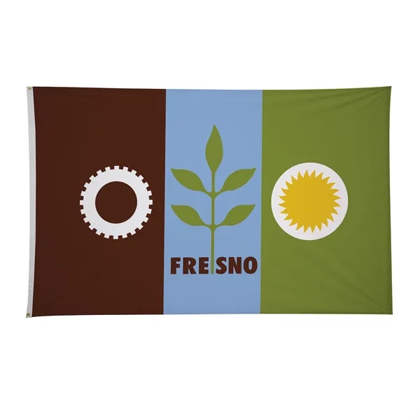 5' x 8' city flags made of nylon.... from ASI 87188 Showdown Displays