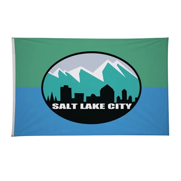 5' x 8' city flags made of nylon.... from ASI 87188 Showdown Displays