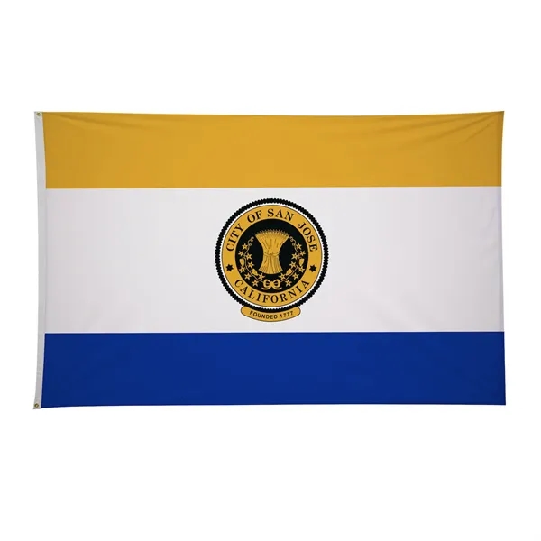 5' x 8' city flags made of nylon.... from ASI 87188 Showdown Displays