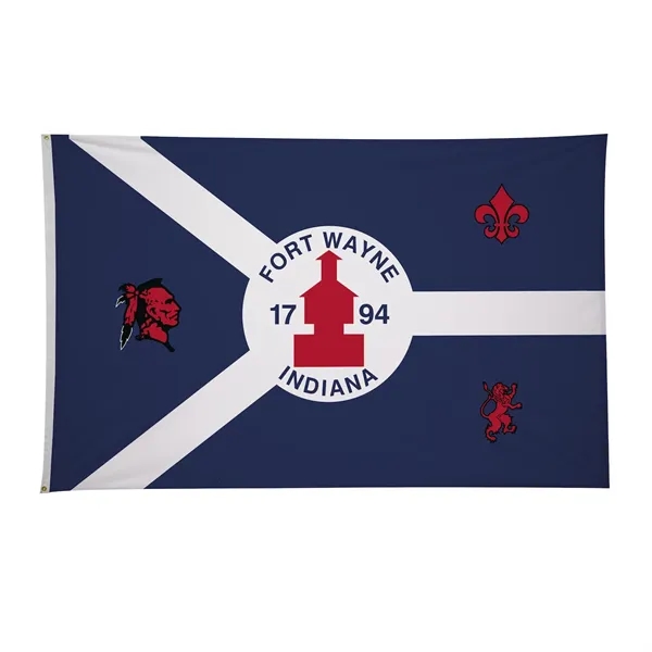 5' x 8' city flags made of nylon.... from ASI 87188 Showdown Displays