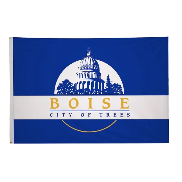 4' x 6' city flags made of nylon.... from ASI 87188 Showdown Displays