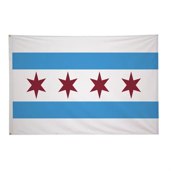 4' x 6' city flags made of nylon.... from ASI 87188 Showdown Displays