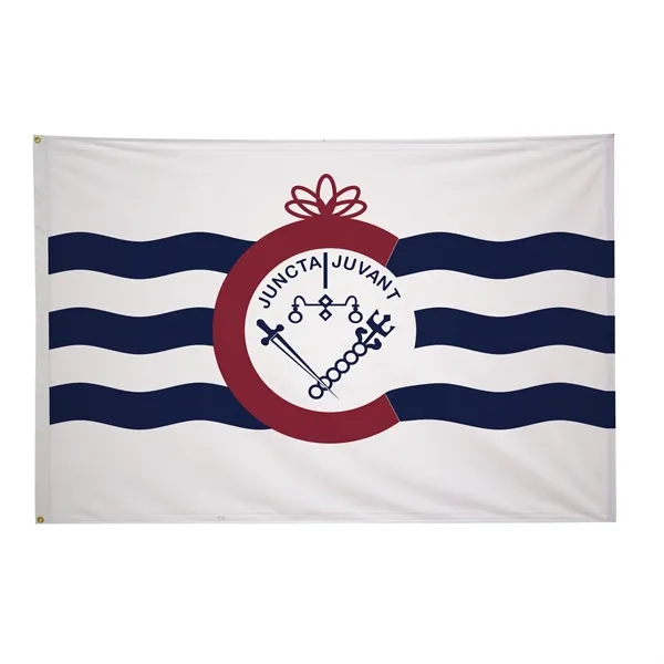 4' x 6' city flags made of nylon.... from ASI 87188 Showdown Displays