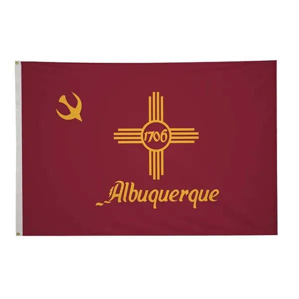 4' x 6' city flags made of nylon.... from ASI 87188 Showdown Displays