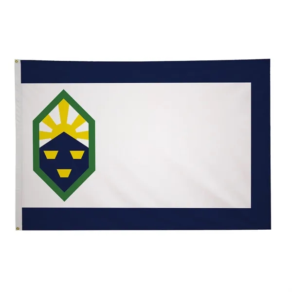 4' x 6' city flags made of nylon.... from ASI 87188 Showdown Displays