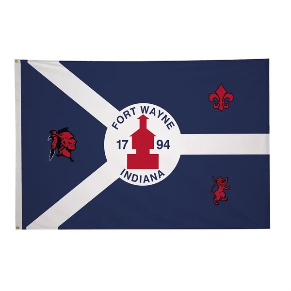 4' x 6' city flags made of nylon.... from ASI 87188 Showdown Displays